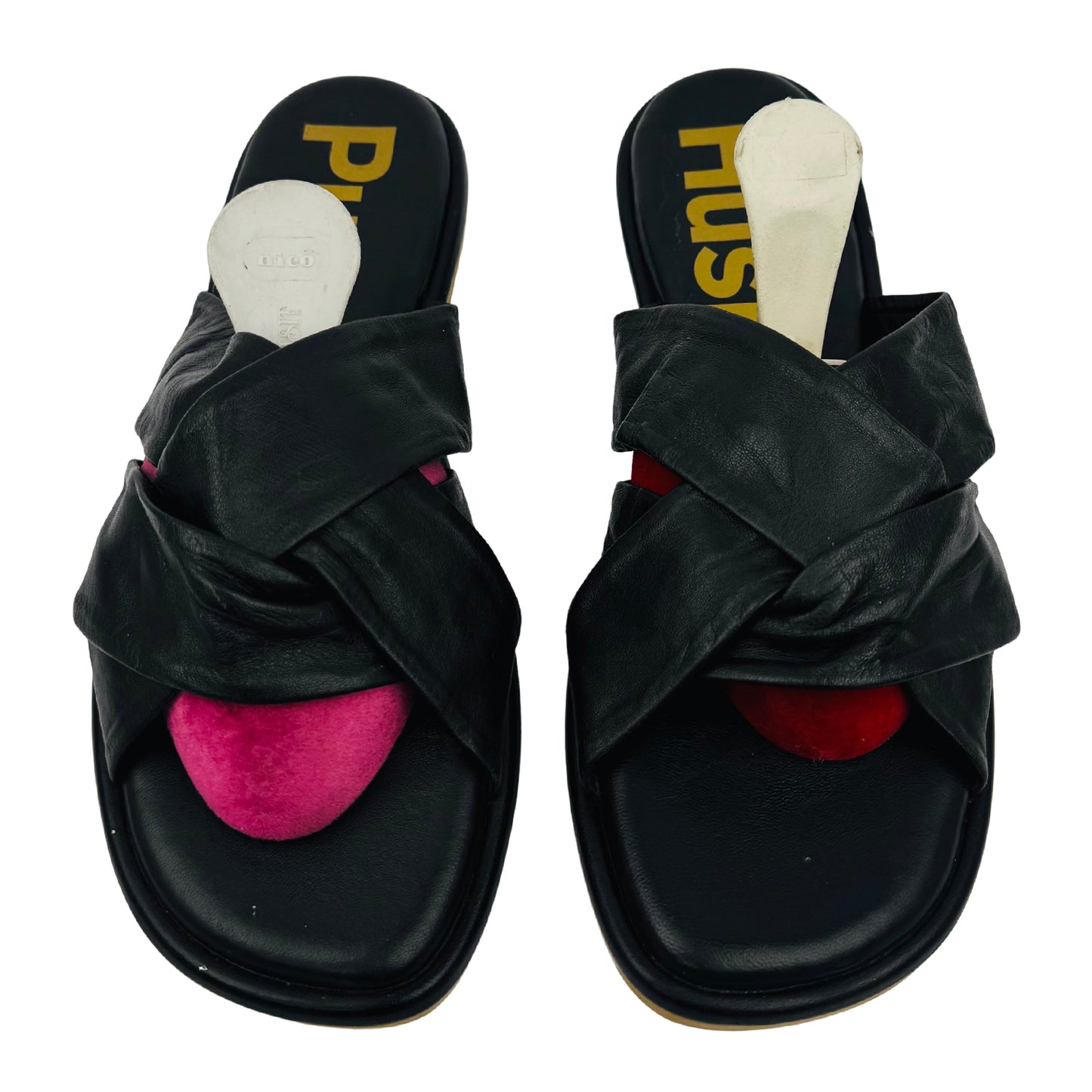 Hush Puppies Women's Emily Black Flat Slippers (Size 41)