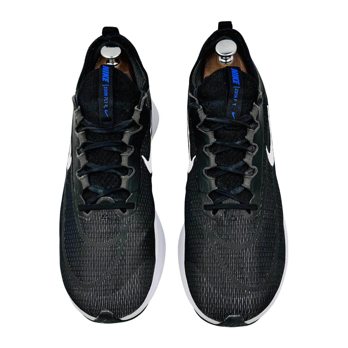 Nike Men's Zoom Fly 4 'Black White' Shoes (Size 45) - CT2392-001