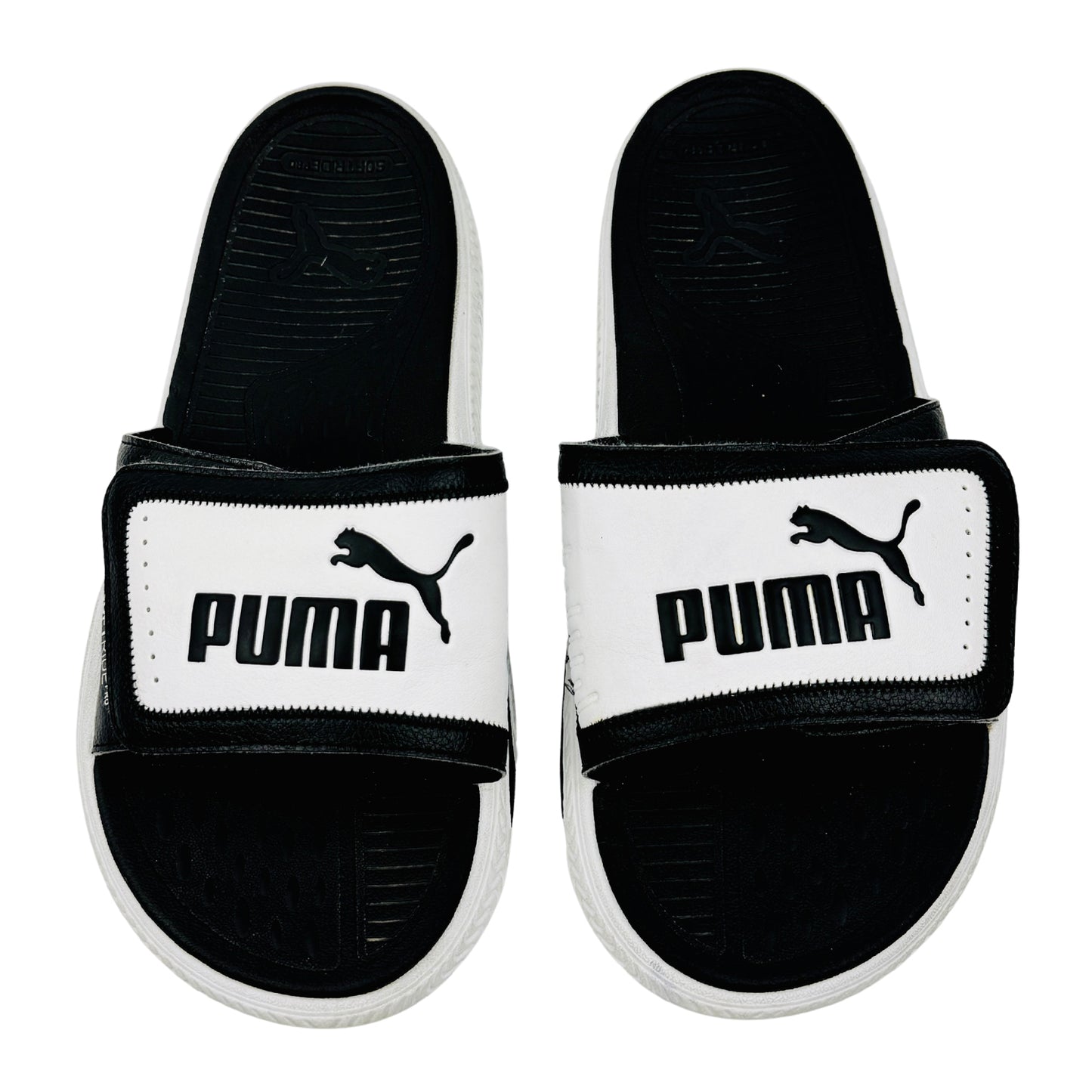 Puma SoftridePro 24 V Black Slides (Size 42)