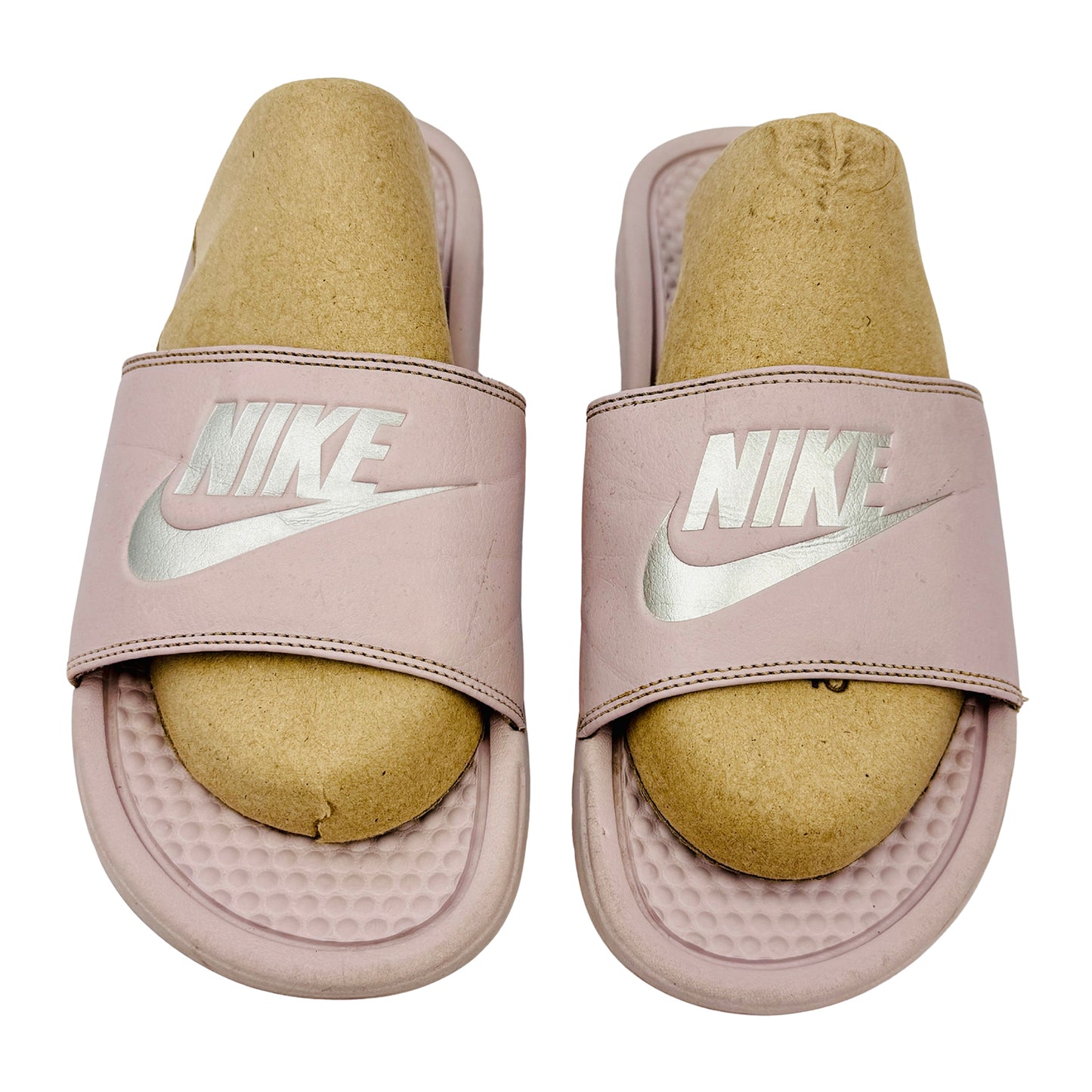 Nike Benassi JDI Rosegold Slides (Size 42/42.5) - 343881-614