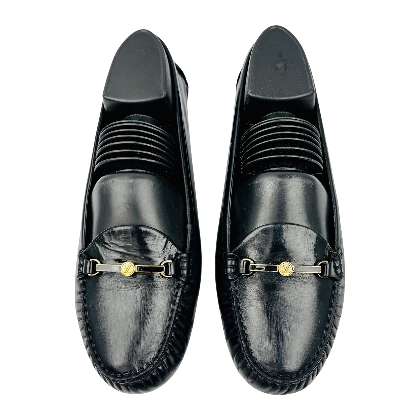 Louis Vuitton Women's Black Loafers (Size 37) - FA1105