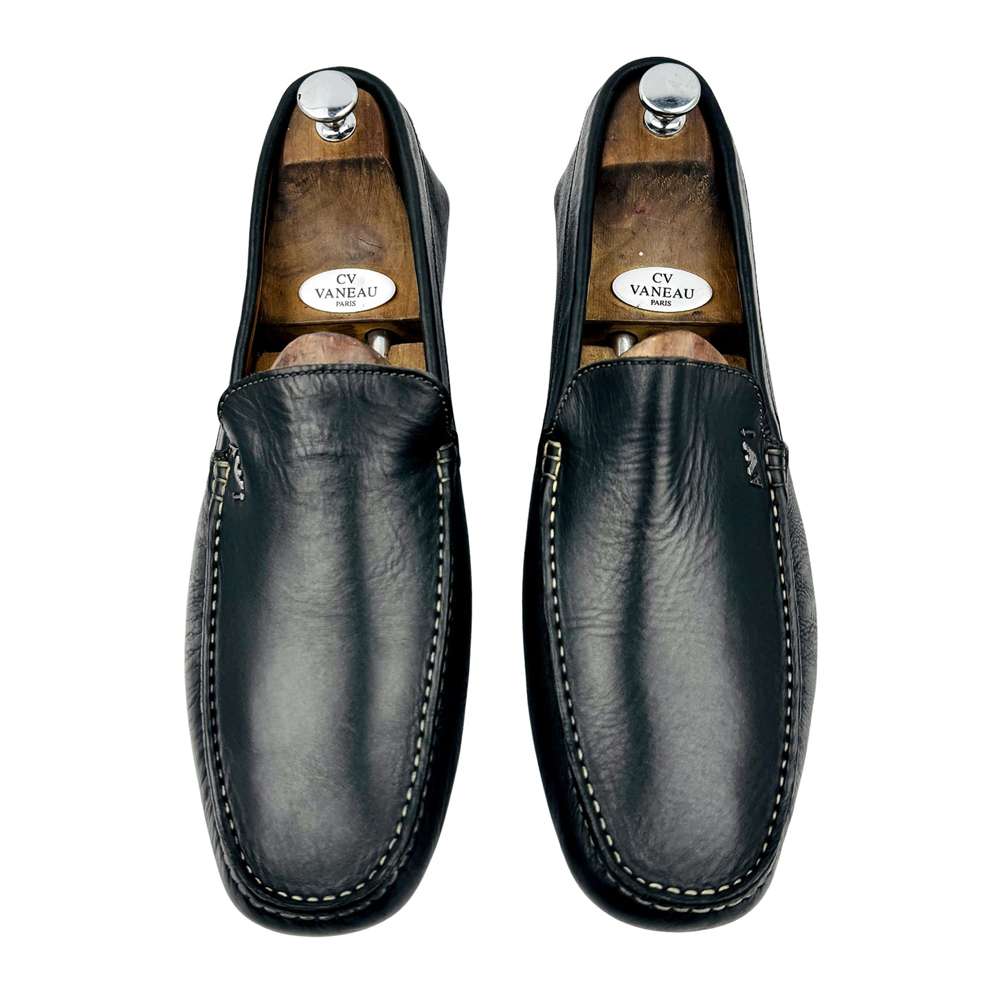 Armani Jeans Men's Black Driving Loafers (Size 45.5)
