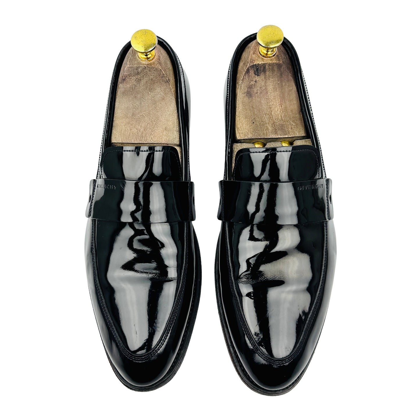 Givenchy Black Patent Leather Loafers (Size 41)