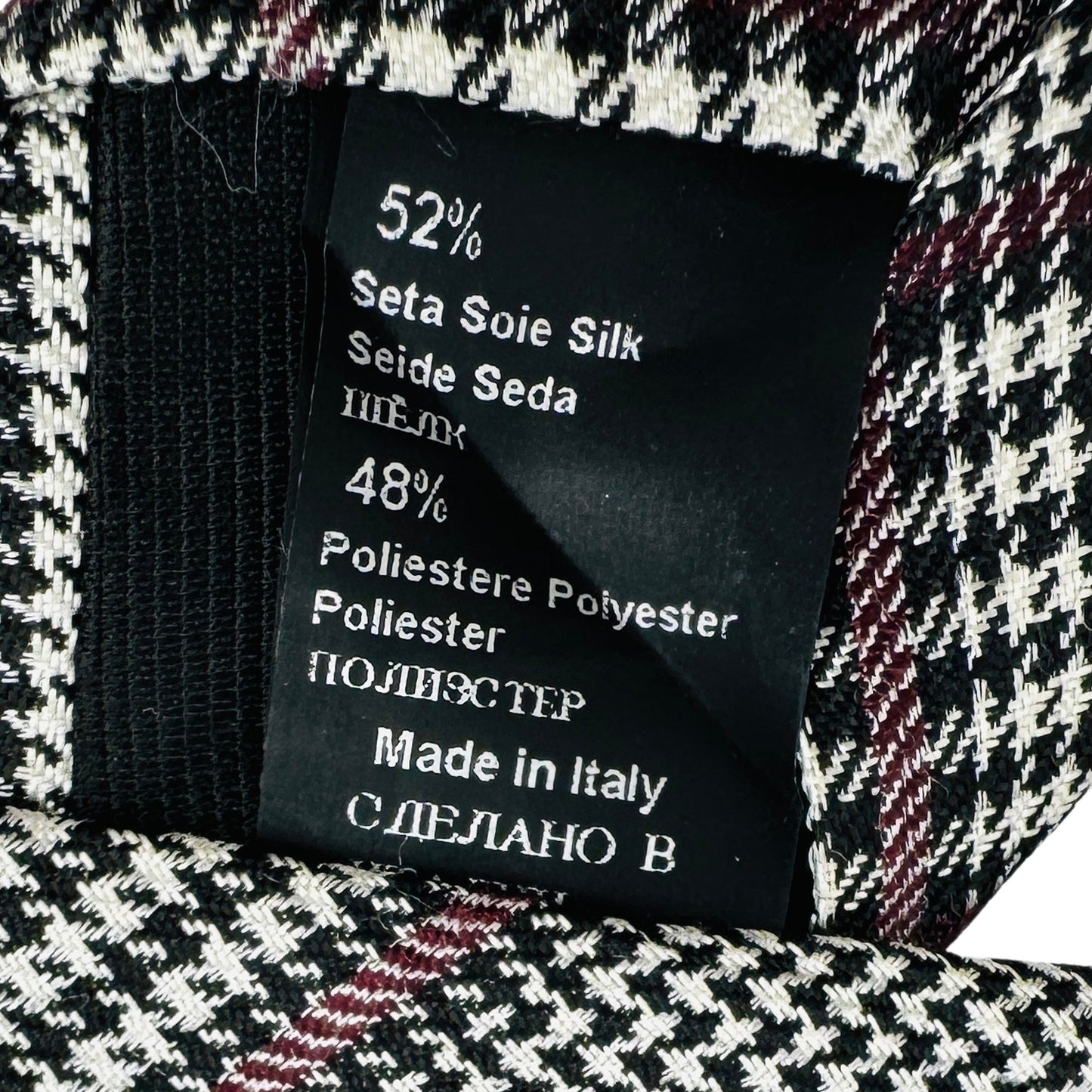 Hugo Boss Black 'Glen Check Pattern' Tie (Size Slim Fit)