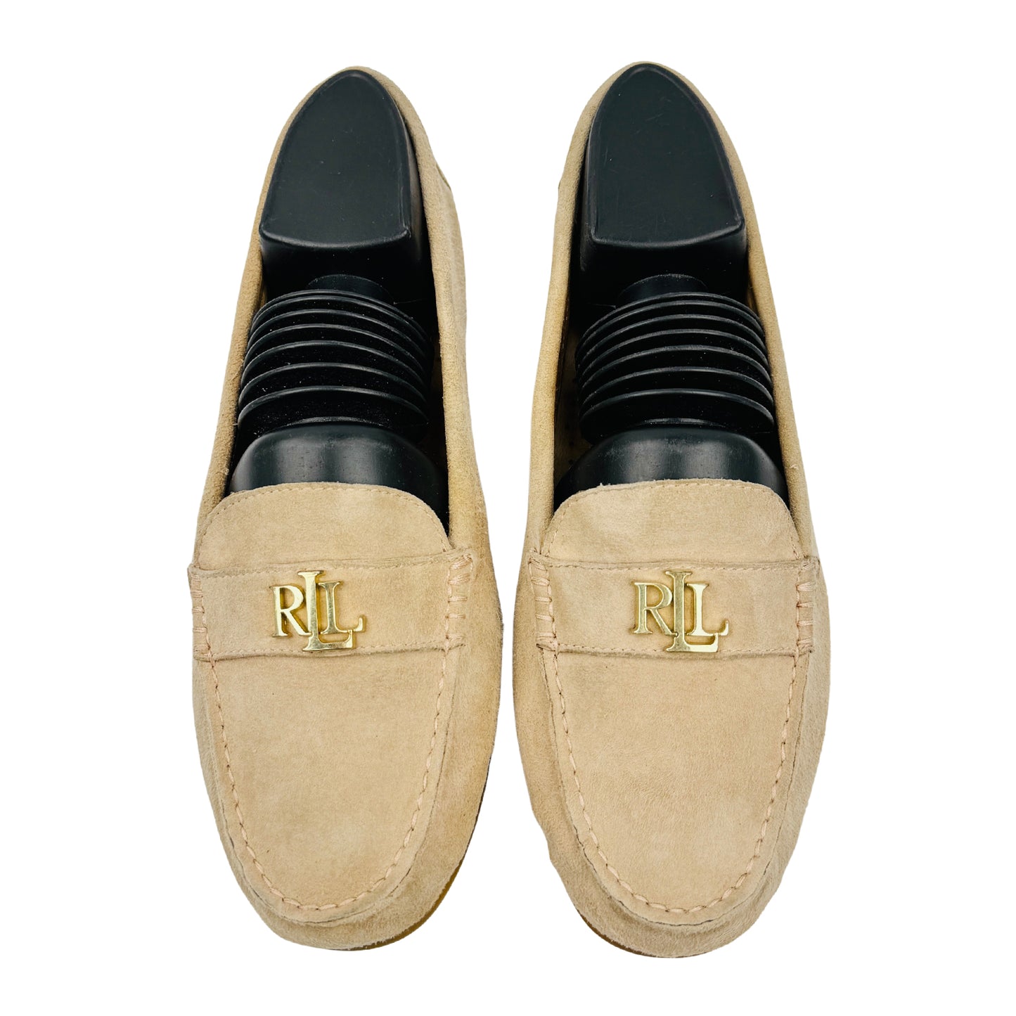 Ralph Lauren Barnsbury Beige Loafers (Size 39)