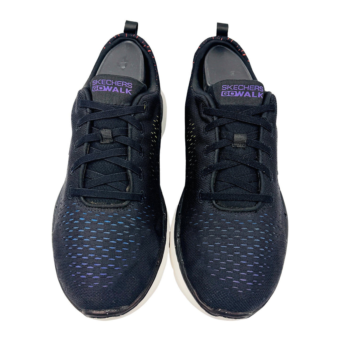Skechers GOwalk 6 - Vibrant Energy Shoes (Size 38.5/39) - 124520 BKMT