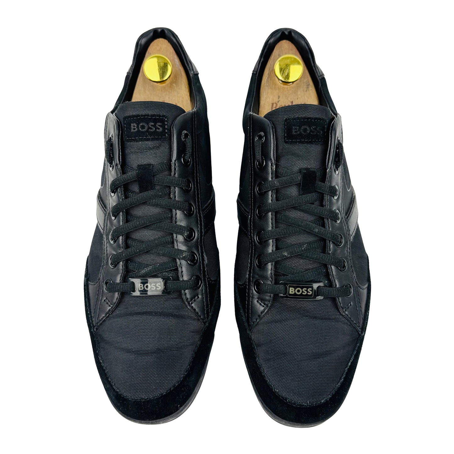 Hugo Boss Saturn Black Low-Top Sneakers (Size 43/43.5) - 50471235