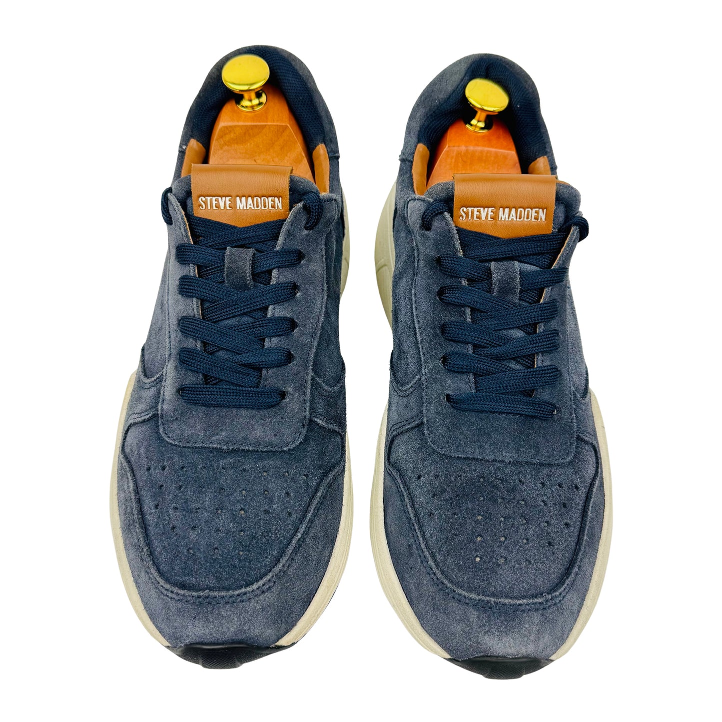 Steve Madden Sardan Navy Sneakers (Size 42)