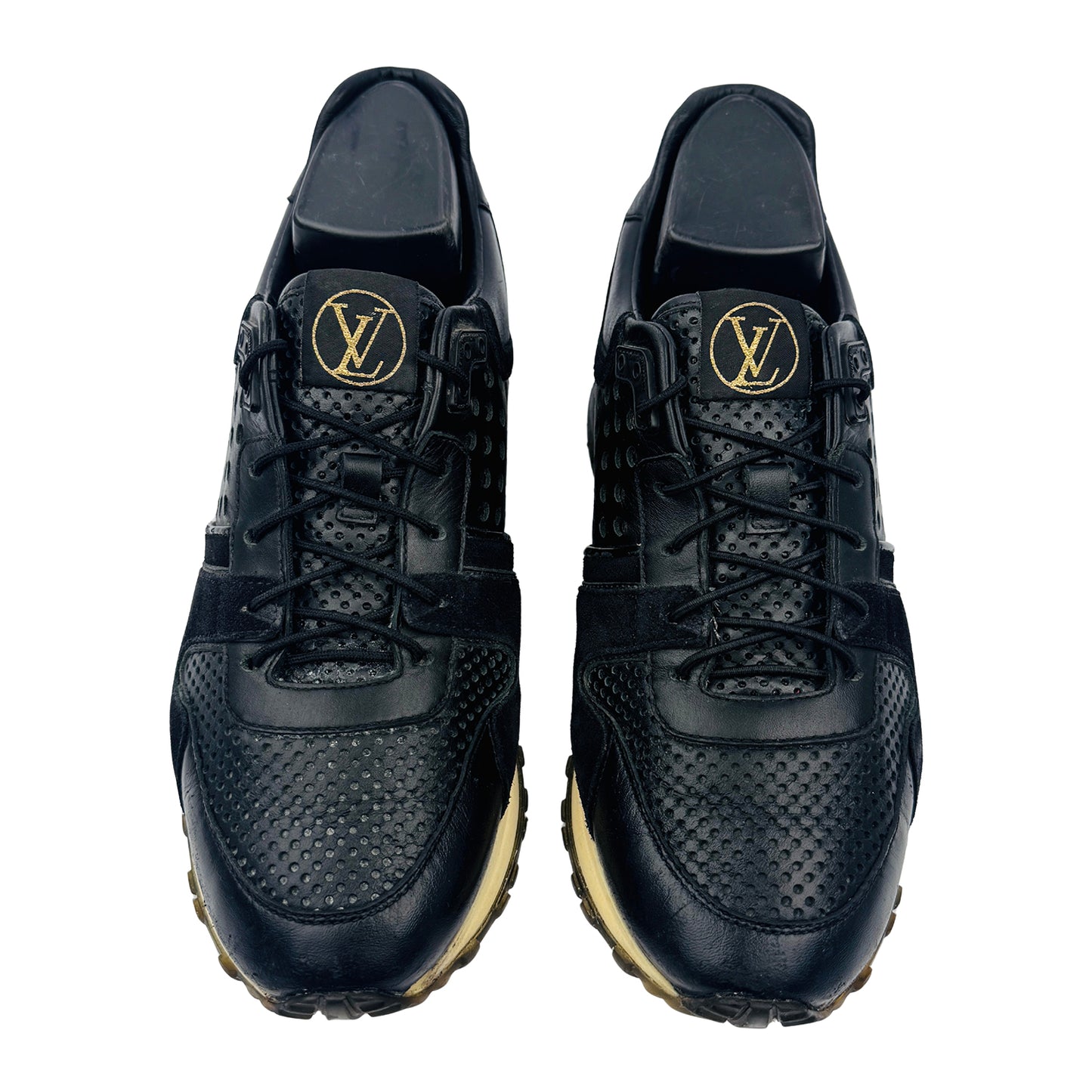 Louis Vuitton Run Away Black Sneakers (Size 37/37.5) - GO 0195