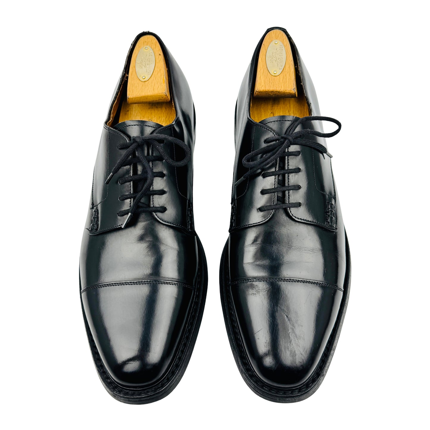 Church’s Cartmel Black Derby Shoes (Size 44/44.5)