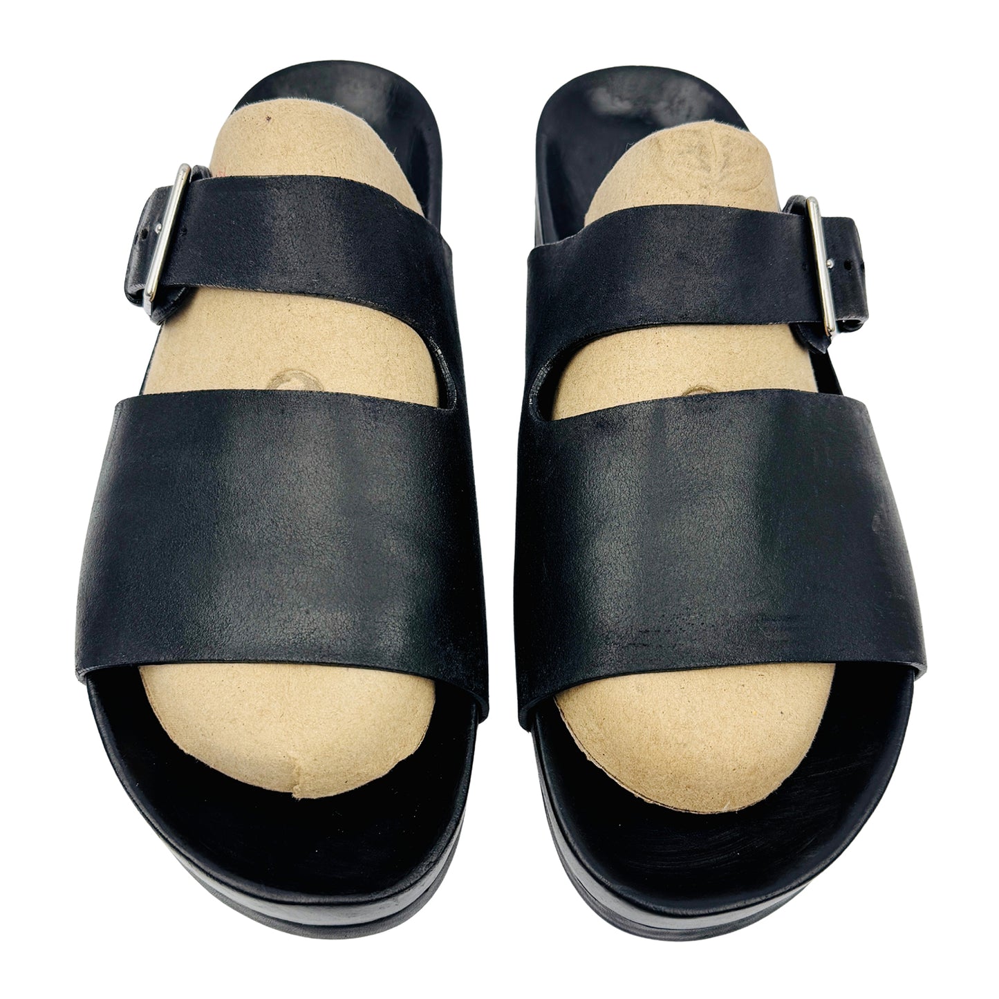 Hermes Men's Casual Leather Slides (Size 43/44)