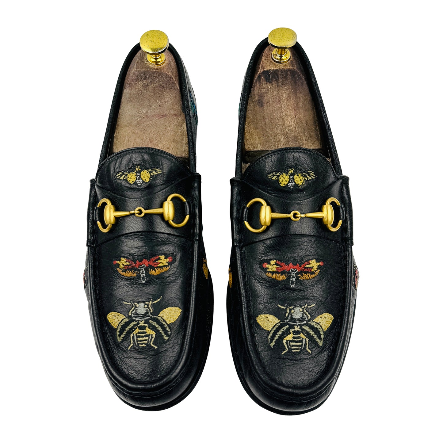 Gucci 1953 'Embroidered Insect' Horsebit Loafers (Size 42)