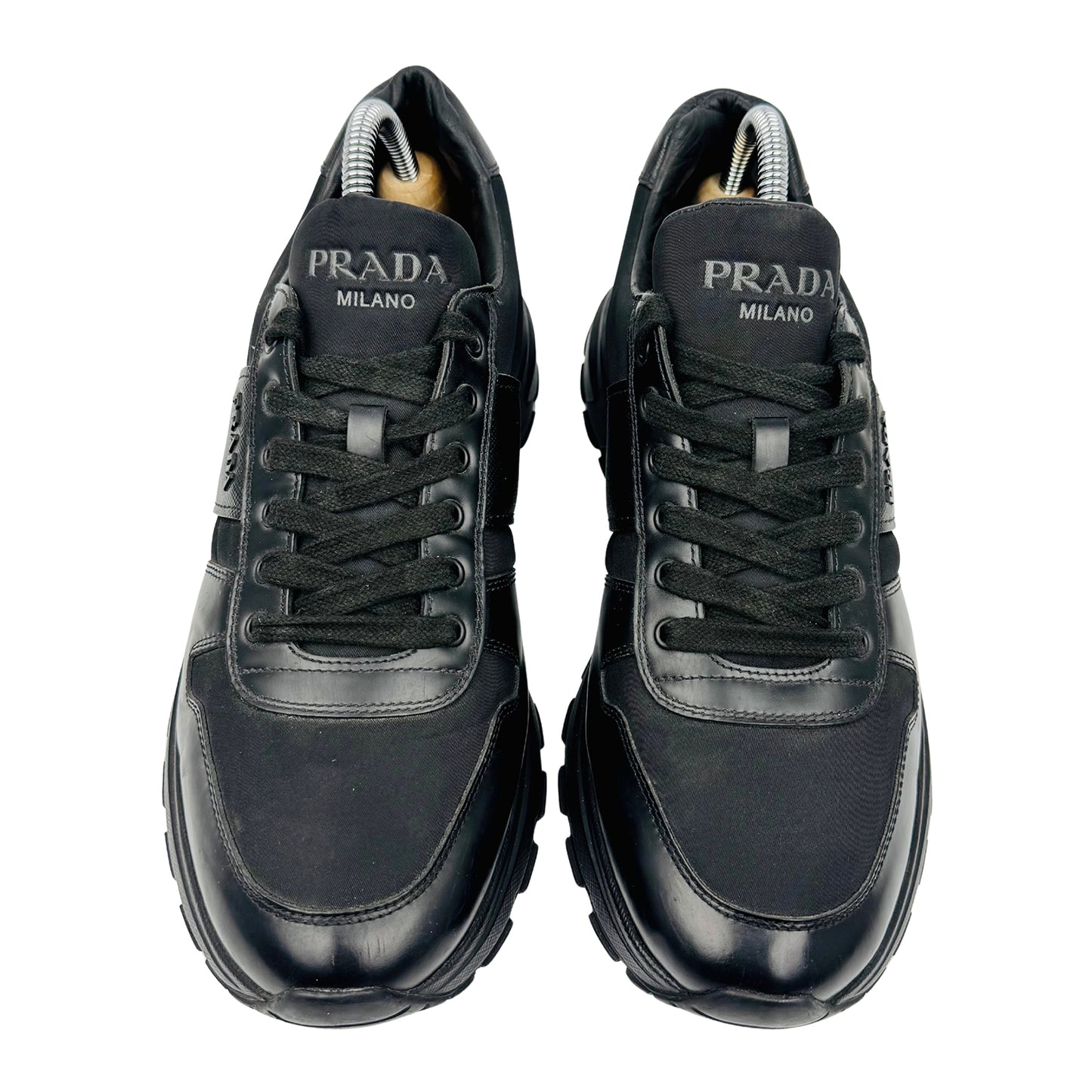 Prada Prax 01 Black Re-Nylon Sneakers (Size 42.5)