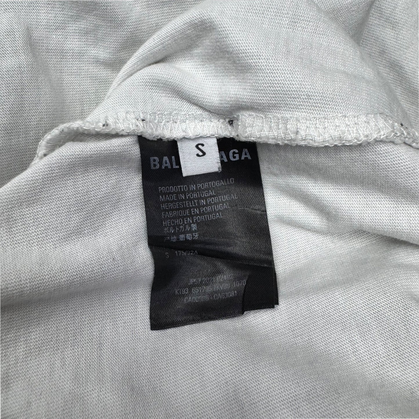 Balenciaga Caps Destroyed Black Hoodie (Size Small/Medium)