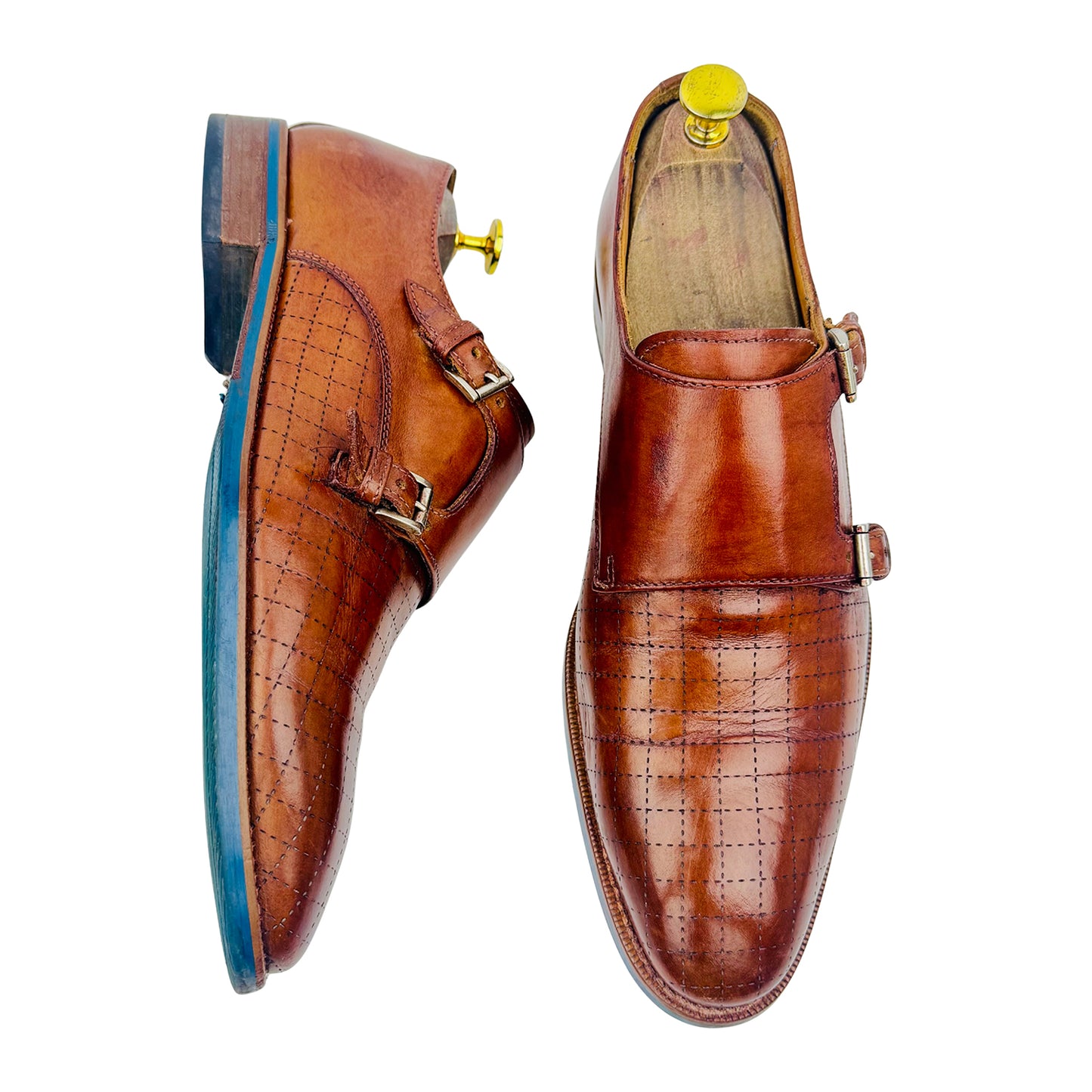 Giorgio 1958 Men's Brown Leather Shoes (Size 42.5)