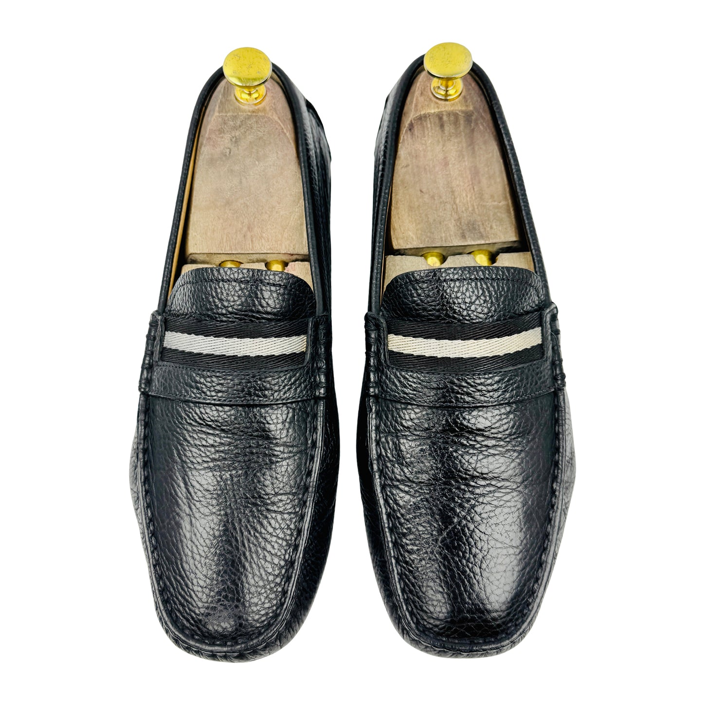 Bally Wabler Black Driving Loafers (Size 40/40.5)