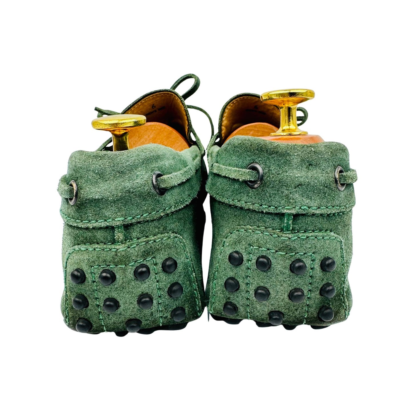 TOD'S Men's Green Gommino Driving Loafer (Size 41/41.5)