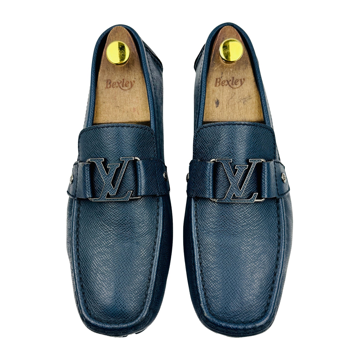 Louis Vuitton Blue Monte Carlo Loafers (Size 43.5)
