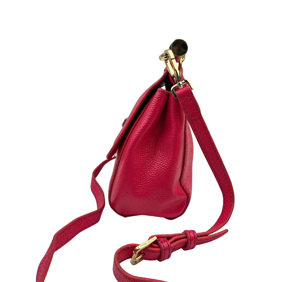 Dolce & Gabbana Sicily 'Fuchsia Pink' Leather Handbag