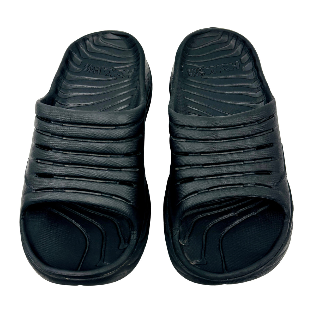 Hoka ORA Recovery Black Slides (Size 38/39) - 1099673-BBLC