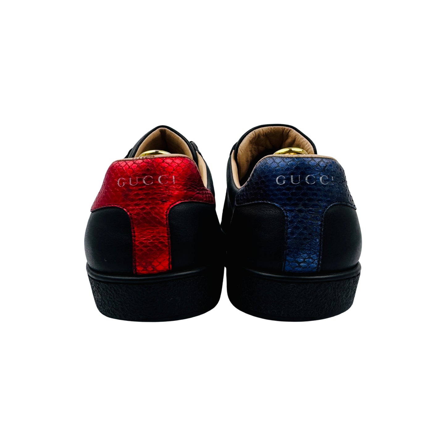 Gucci Ace 'Bee Embroidered' Black Sneakers (Size 43) - 429446 A38G0 1284