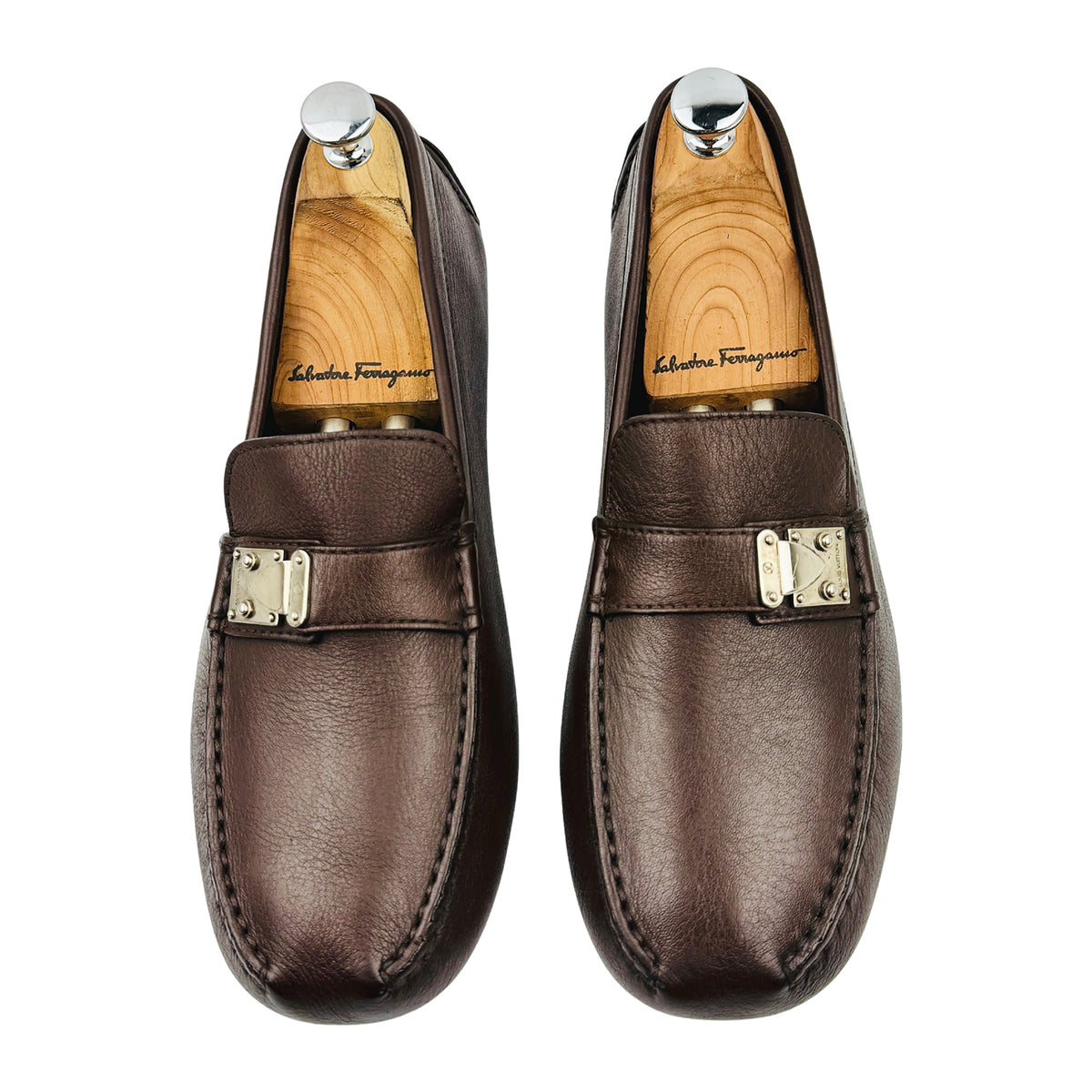 Louis Vuitton Lombok Brown Leather Loafers (Size 42.5)