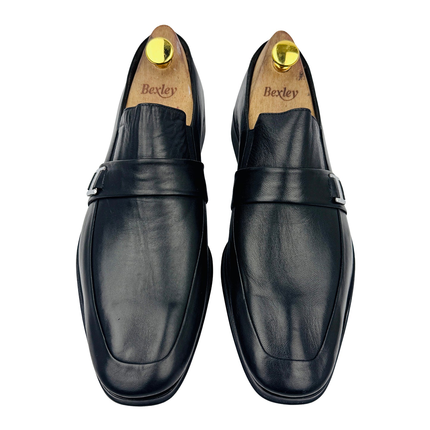 Bruno Magli Pivetto Leather Black Loafers (Size 42/42.5)