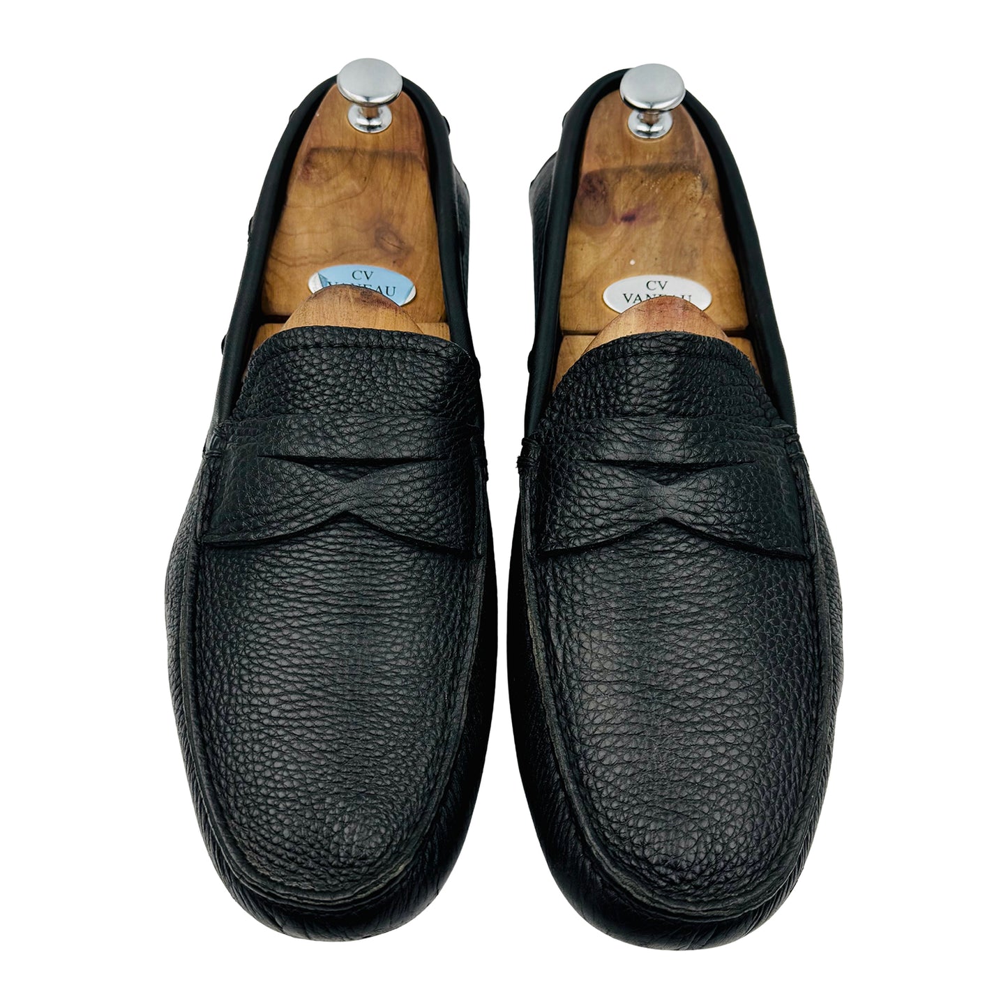 Prada Men's Black Driver Penny Loafer (Size 45)