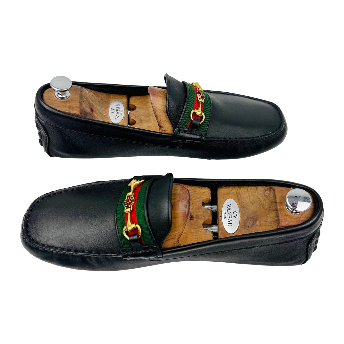 Gucci Men's Ayrton Black Loafers (Size 46) - 624698 04Z