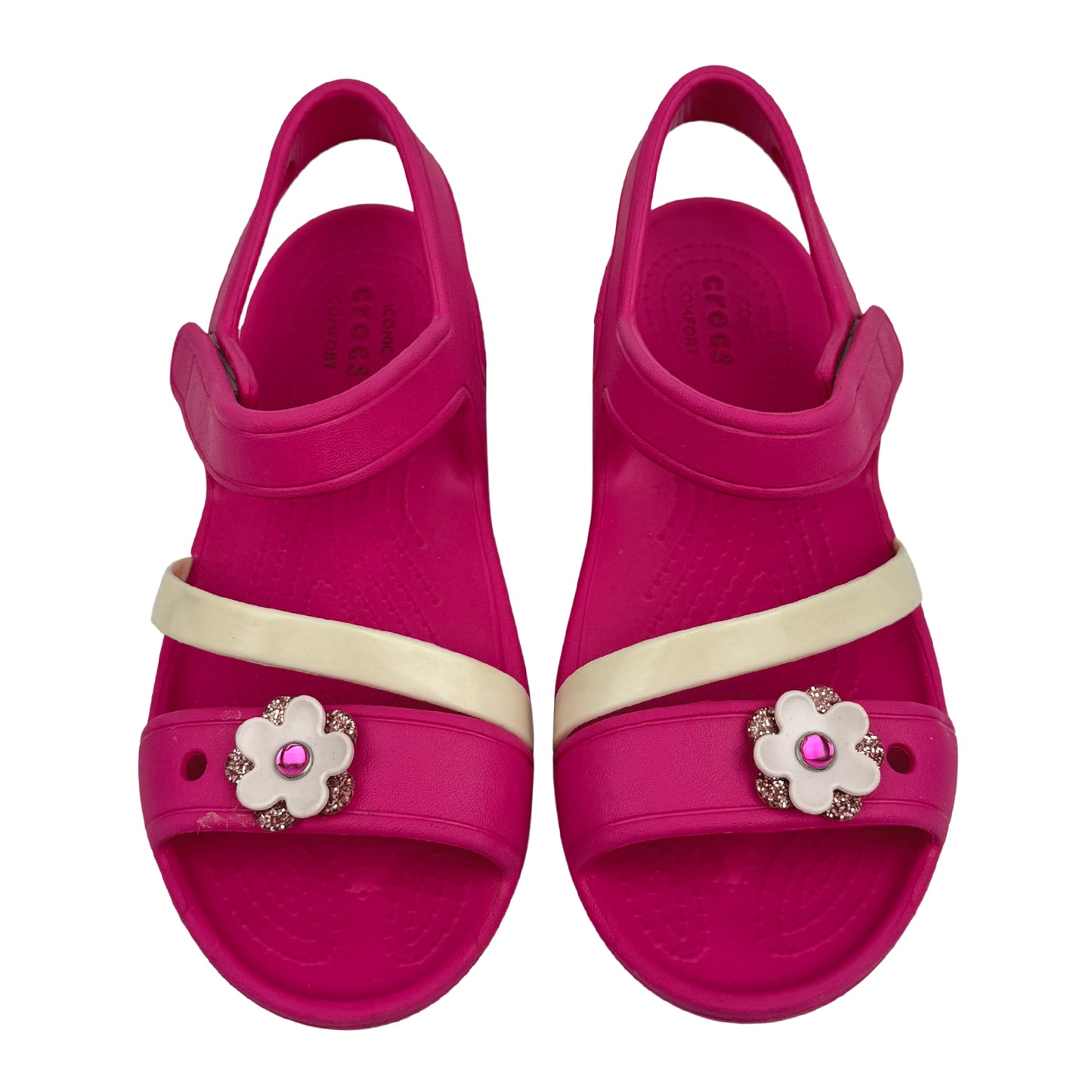 Crocs Lina Charm Sandals (Size 32/33) - 205530