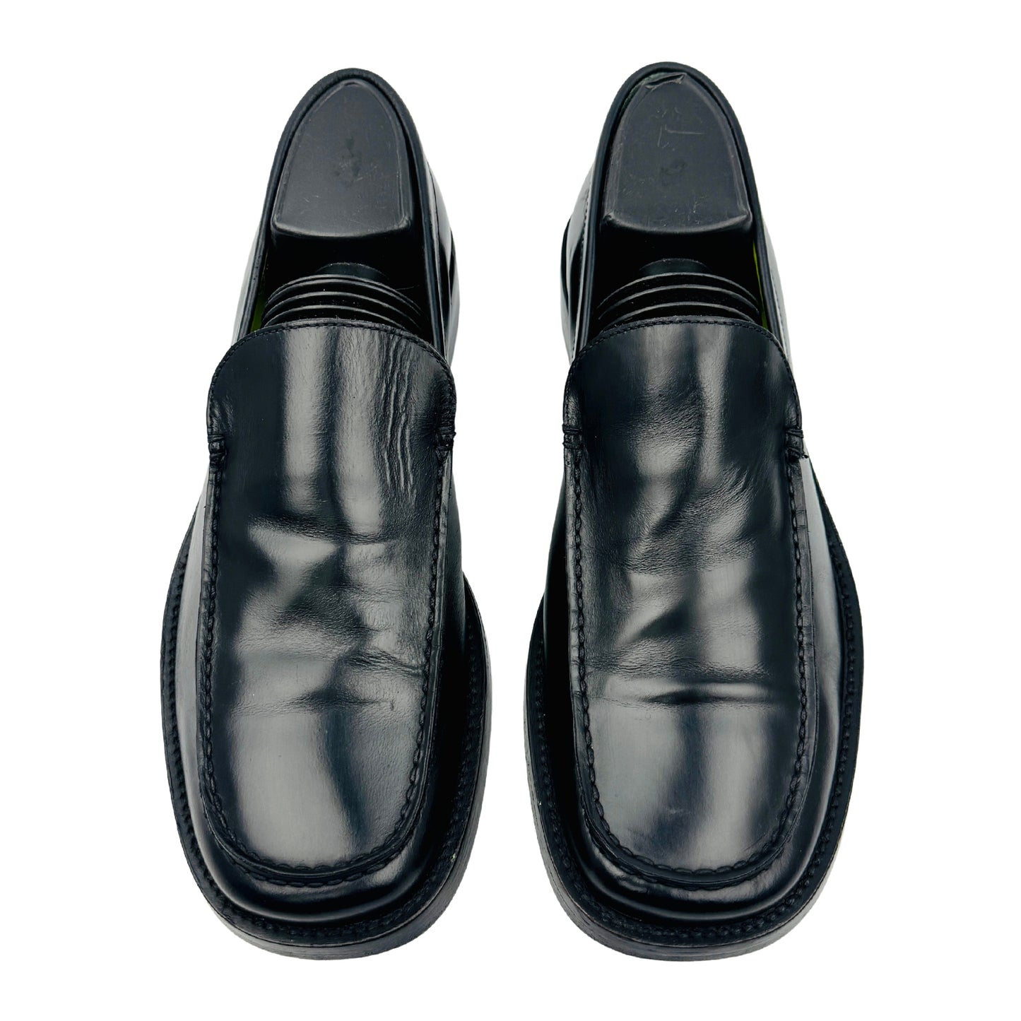 Paul Smith Men's Black Leather Loafers (Size 40/40.5)