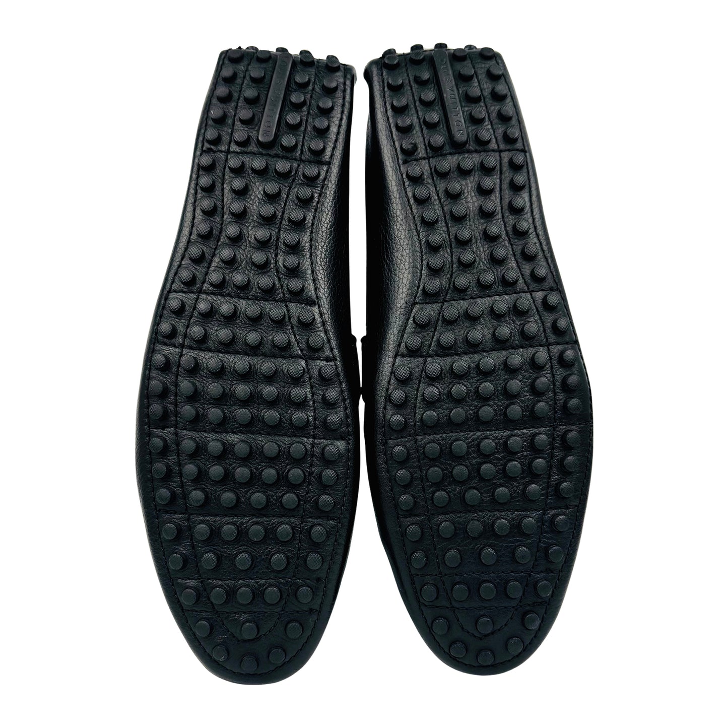 Louis Vuitton Hockenheim Black Leather Loafers (Size 42.5)