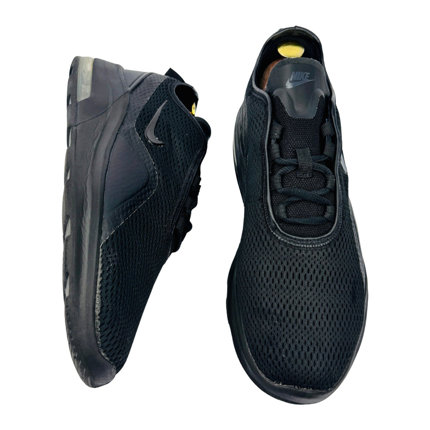 One Front One Cross image of Nike Air Max Motion 2 Black Sneakers (Size 42/42.5) - AO0266-004