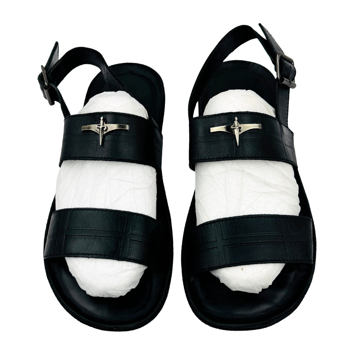 Cesare Paciotti Double-Strap Slingback Sandals (Size 42.5/43)