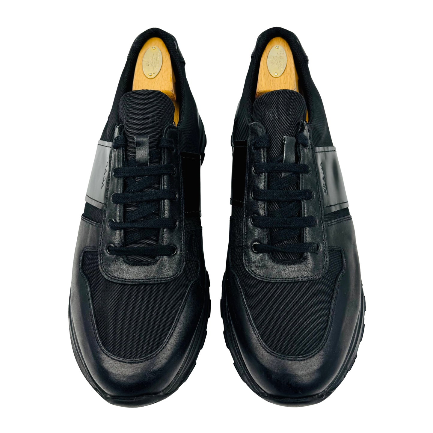 Prada Men's PRAX 01 Re-Nylon Black Sneakers (Size 45/45.5)