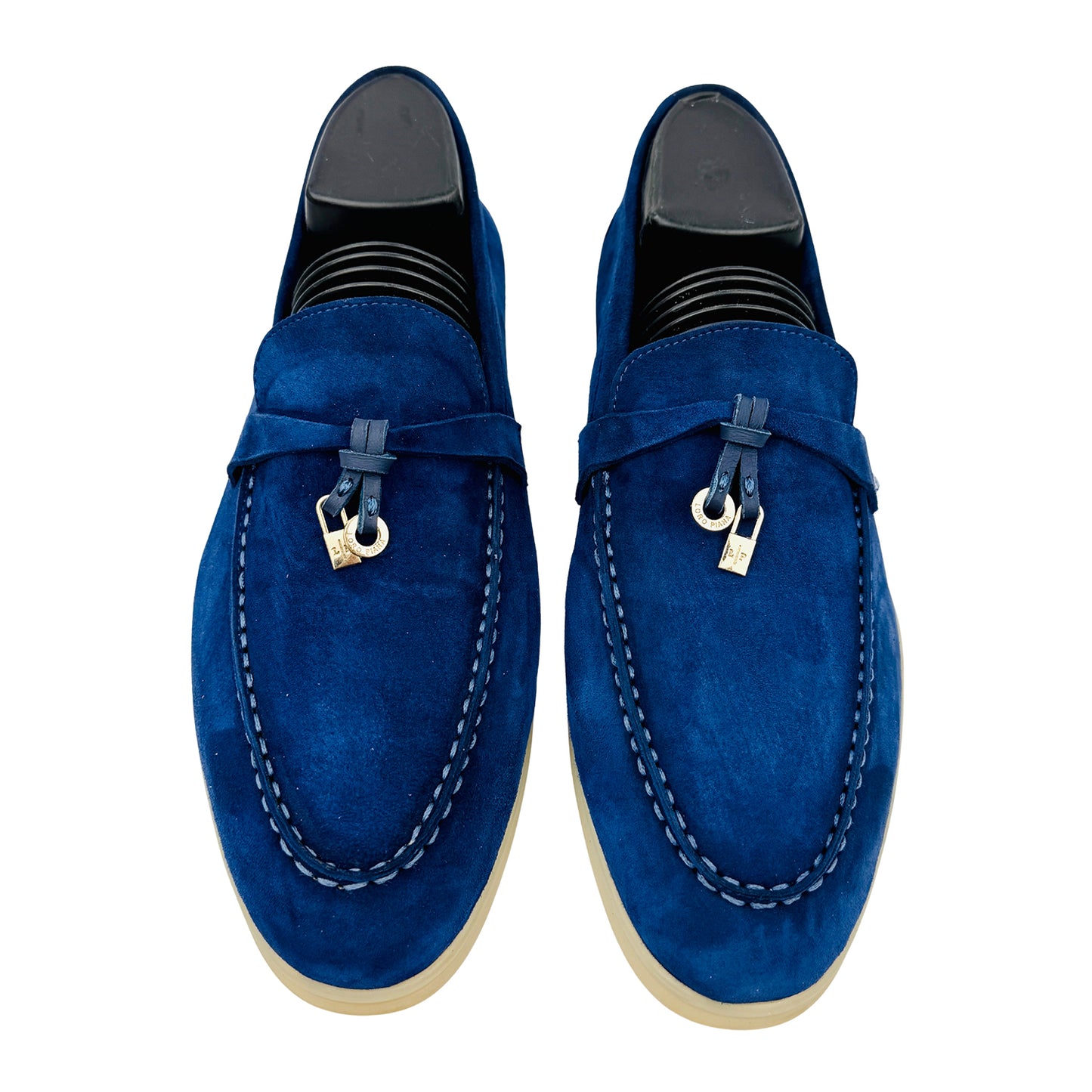 Loro Piana Summer Walk Blue Loafers (Size 41/41.5) - J 56915