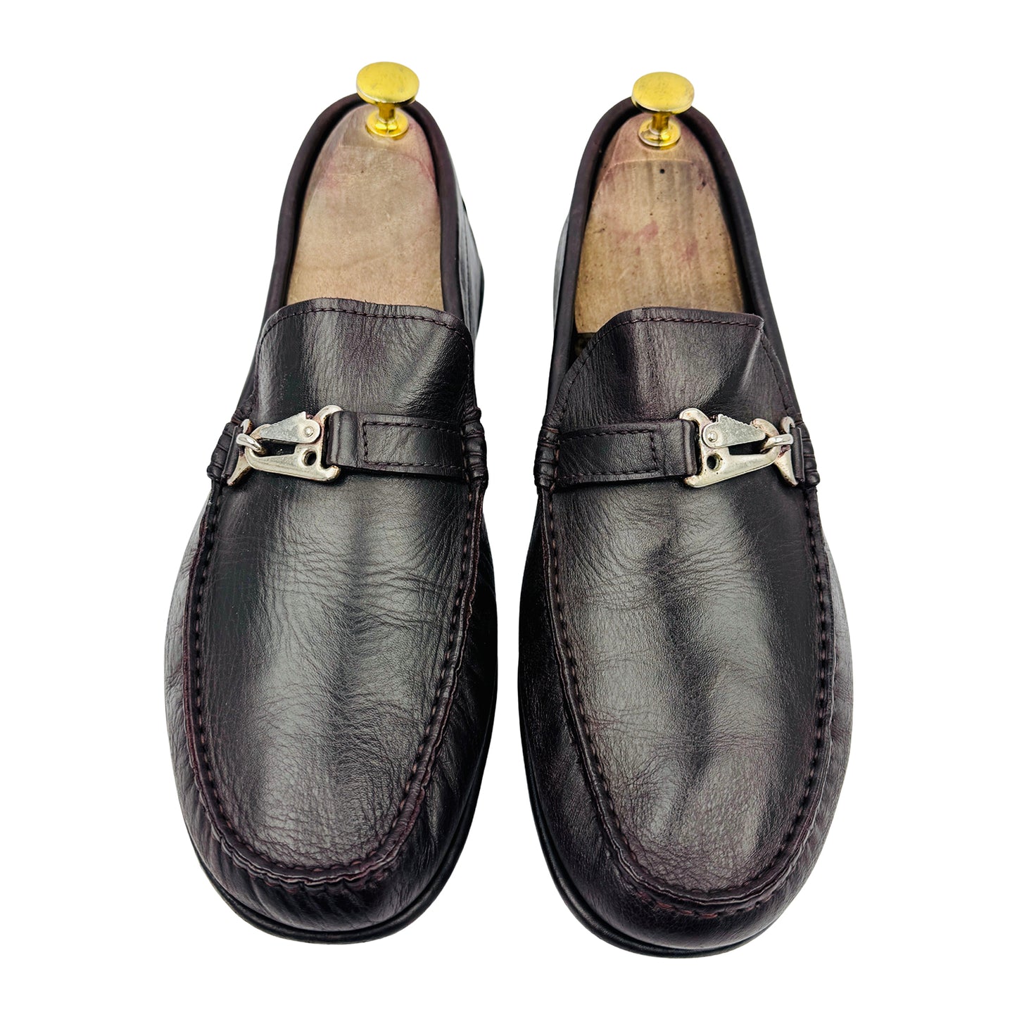 Ermenegildo Zegna Dark Brown Leather Loafers (Size 42.5/43)