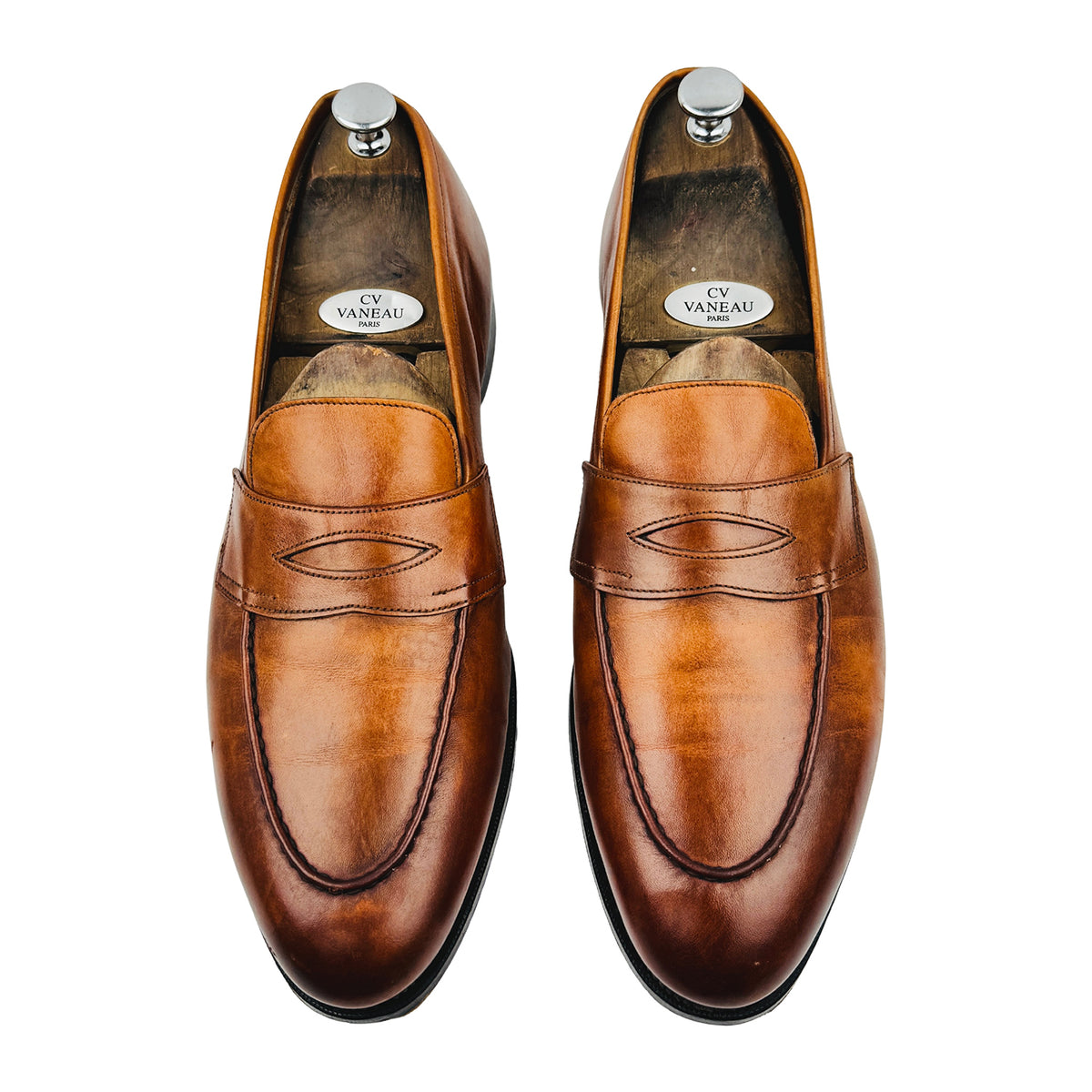 Stuart’s Choice Men's Leather Penny Loafers (Size 45/45.5)
