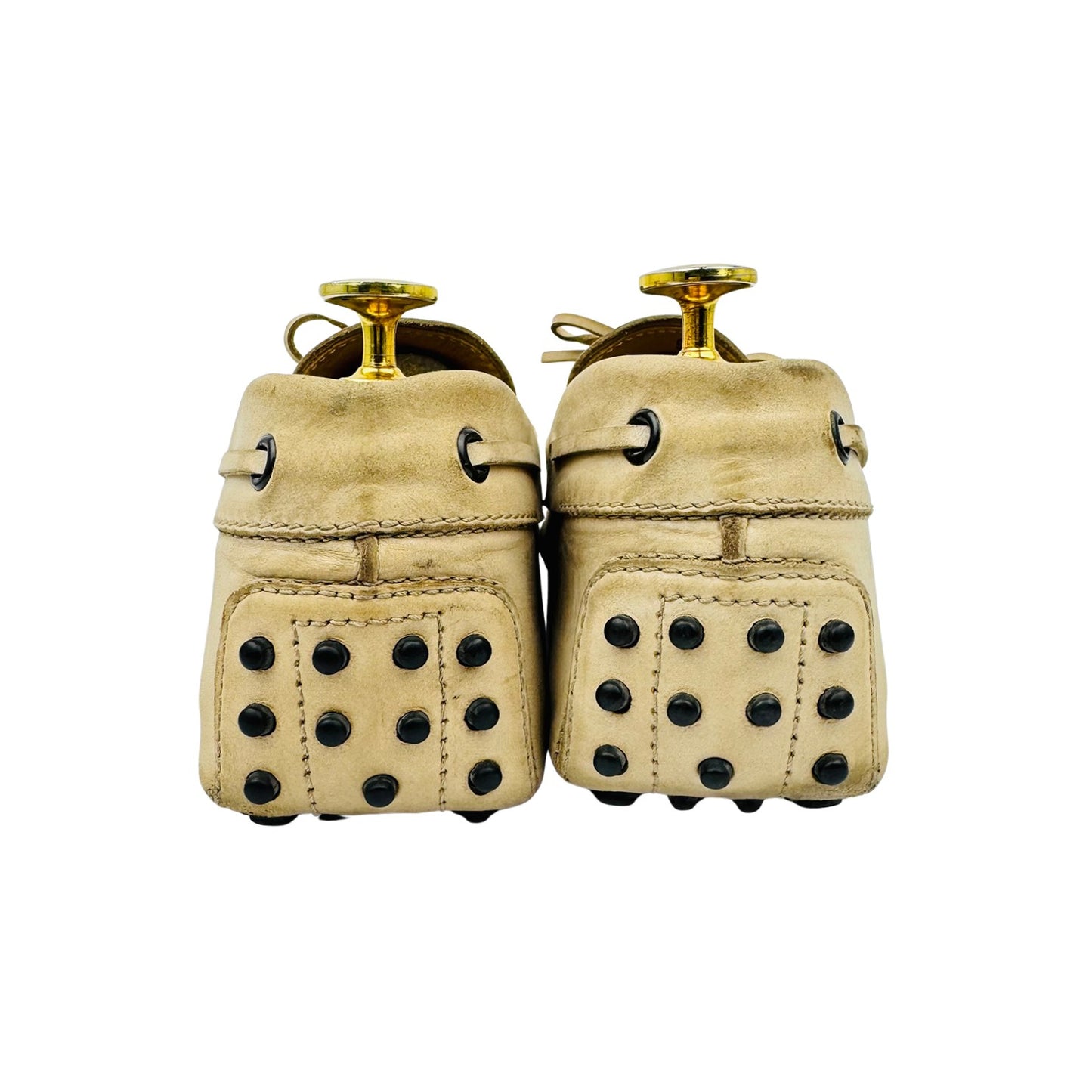 TOD'S Men's Beige Gommino Driving Loafer (Size 43/43.5)