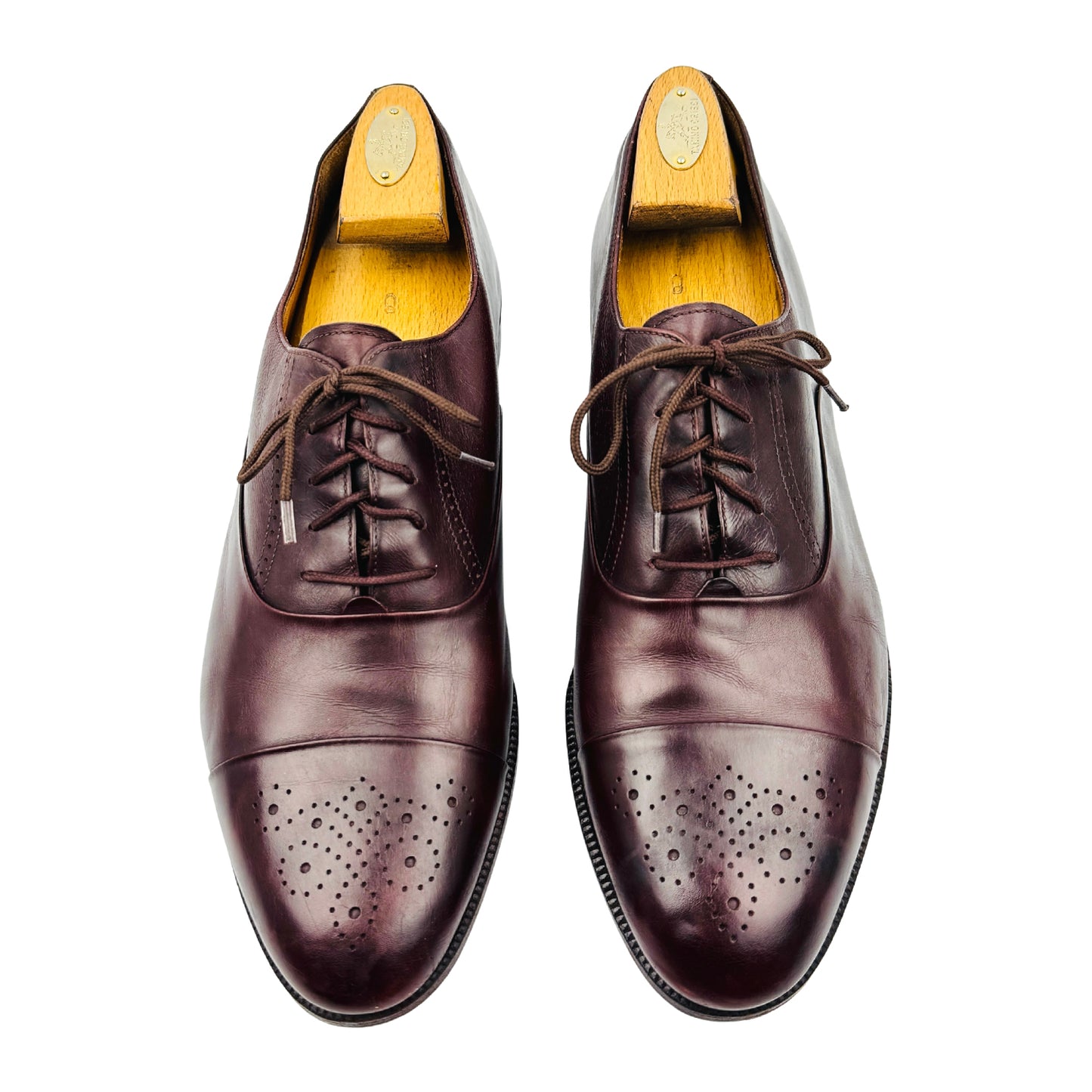 Salvatore Ferragamo Men's Leather Oxford Shoes (Size 45)