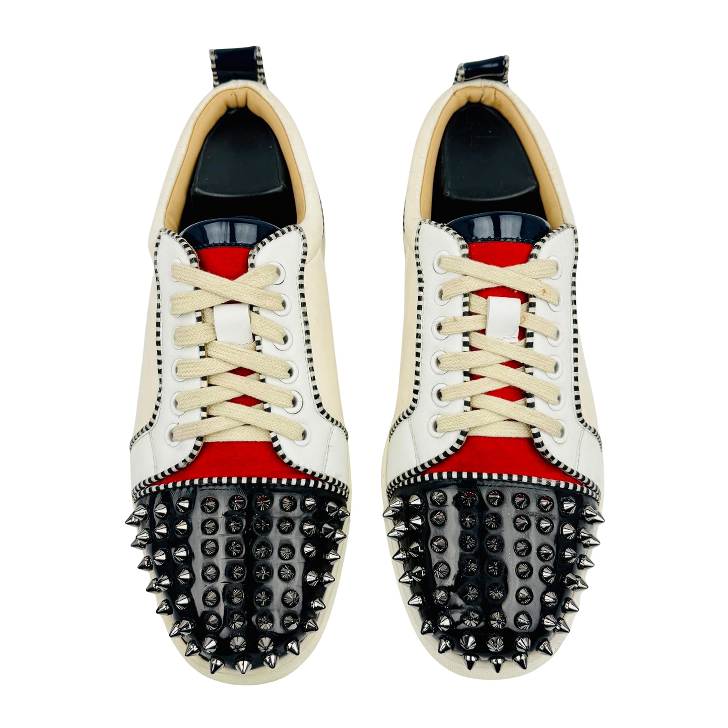 Christian Louboutin Men's Louis Junior Spikes Sneakers (Size 42)