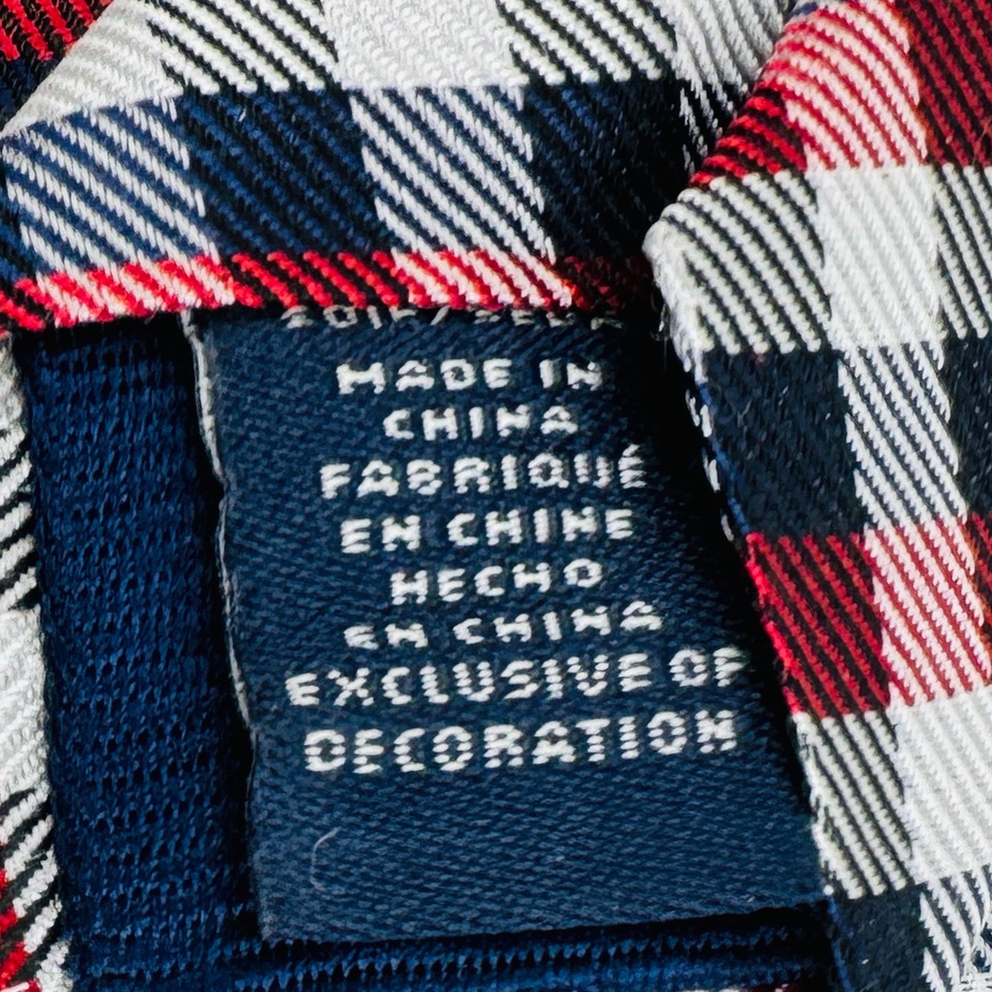Tommy Hilfiger 'Plaid Pattern' Tie (Size Slim Fit)