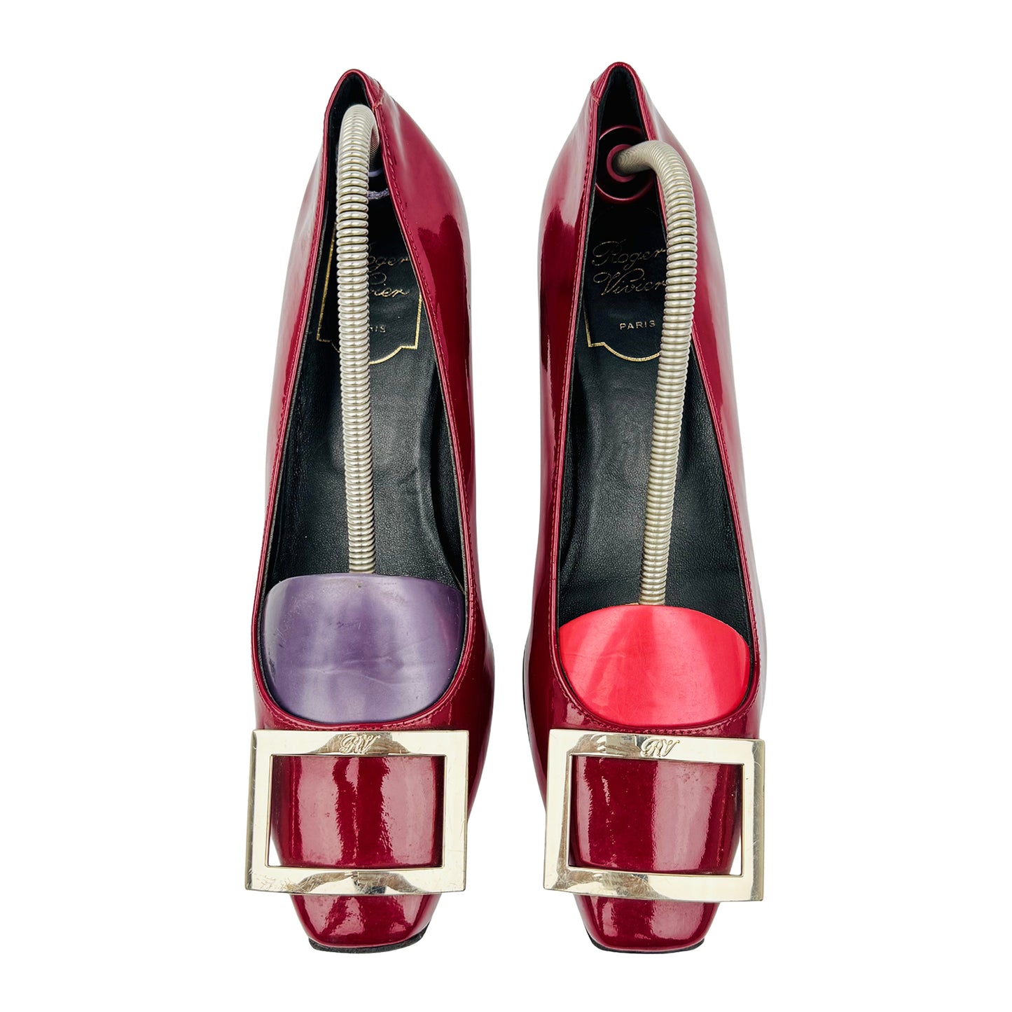 Roger Vivier Burgundy Trompette Pumps (Size 37/37.5)