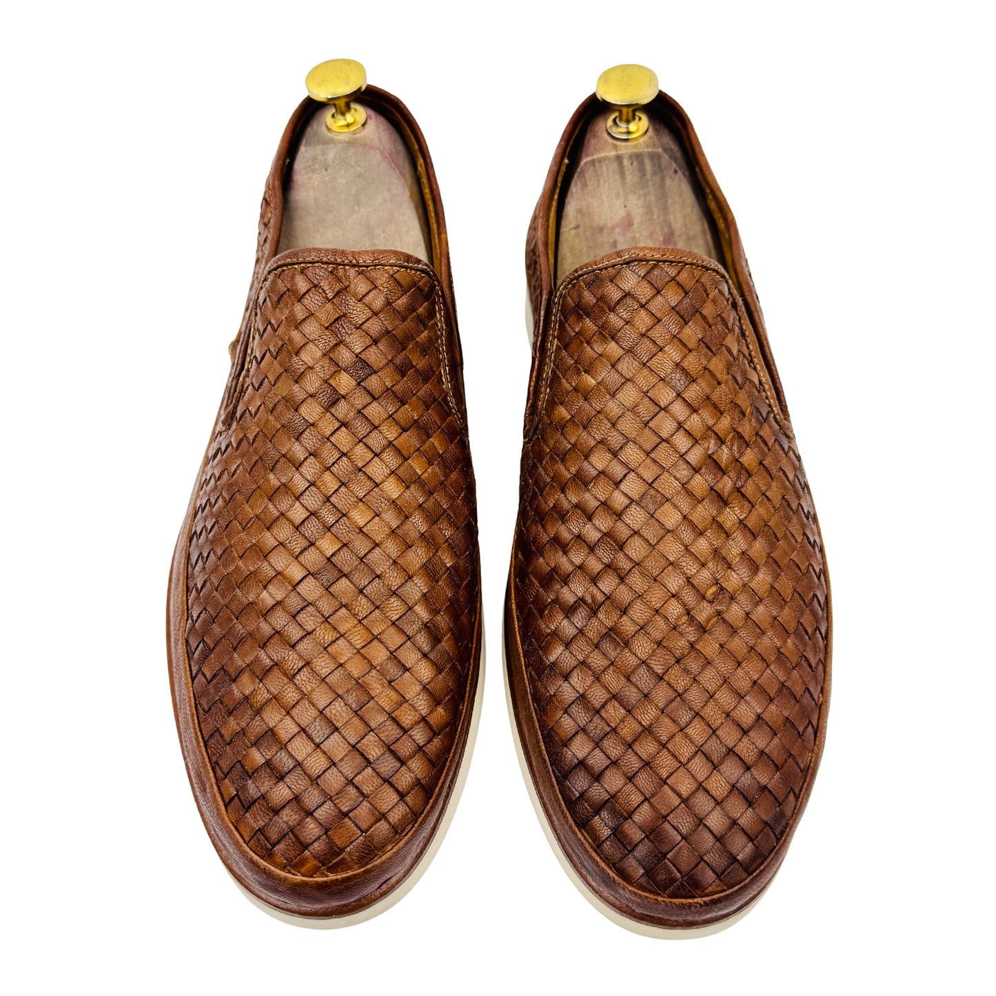 Russell & Bromley Sanmarino Woven Leather Shoes (Size 41.5/42)