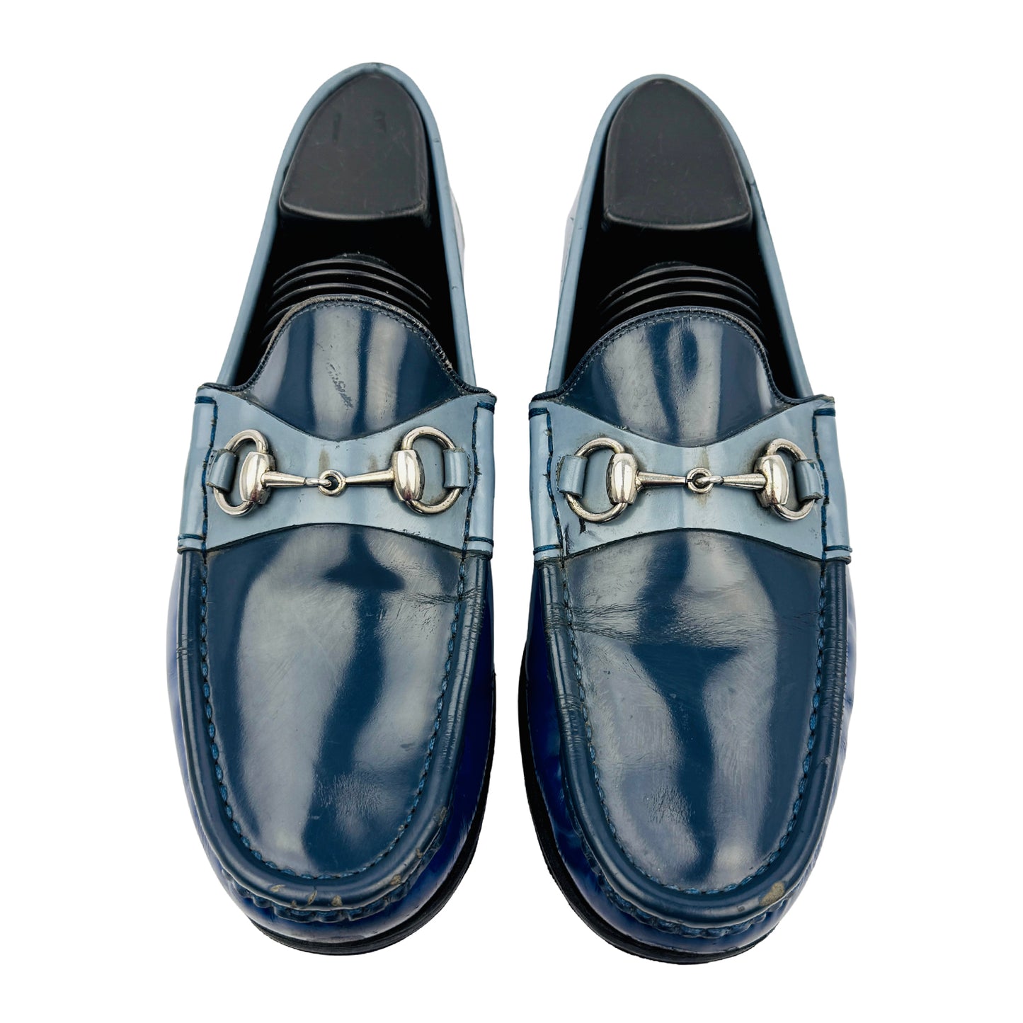 Gucci Men's Horsebit 1953 Patent Leather Loafers (Size 38.5/39) - 387598