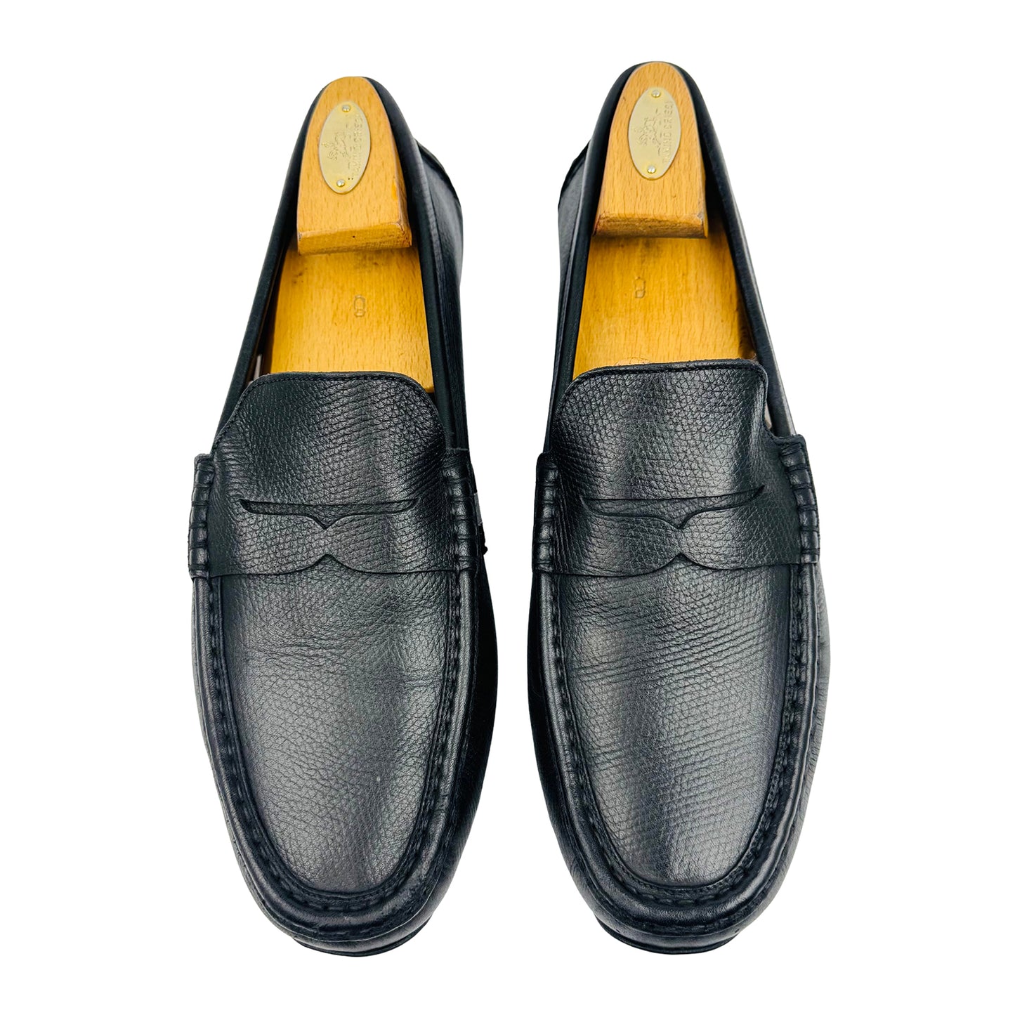 Bally Men's Pearce Black Leather Loafers (Size 42.5)