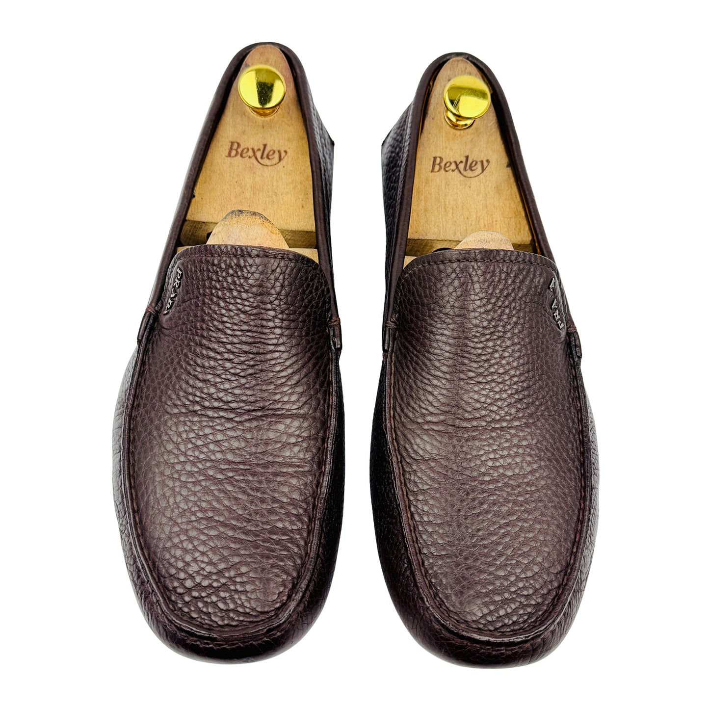Prada Men's Saffiano Driving Leather Loafers (Size 44/44.5) - 2DD003