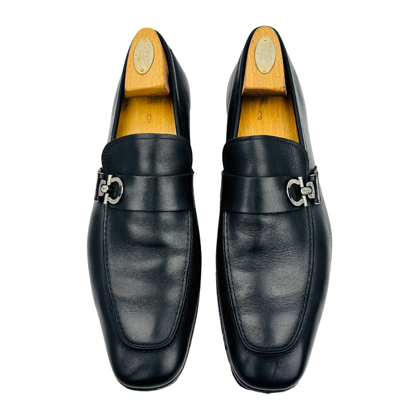 Salvatore Ferragamo Gancini Bit Loafers (Size 43)