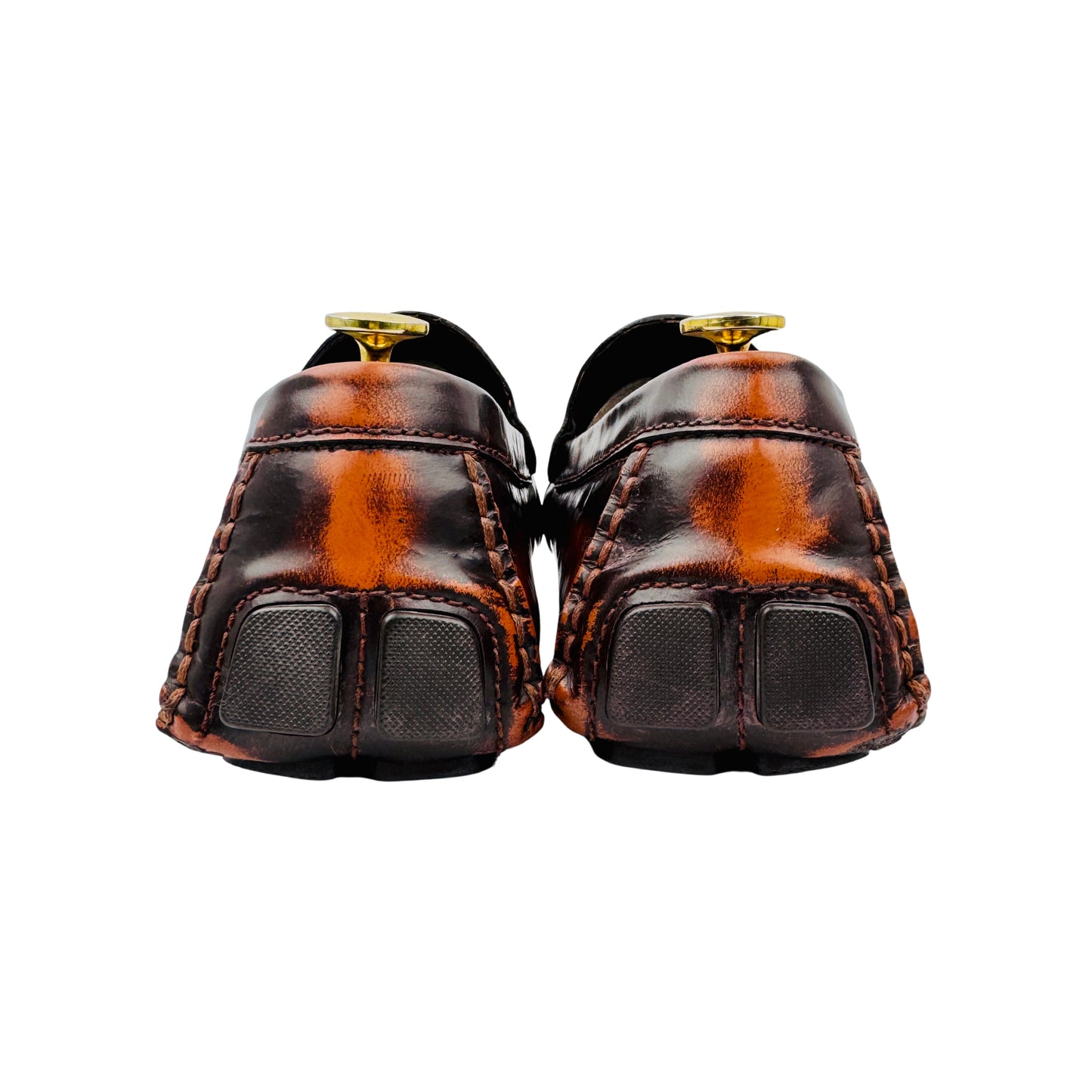 Louis Vuitton Men's Brown Two Tone Loafers (Size 43)