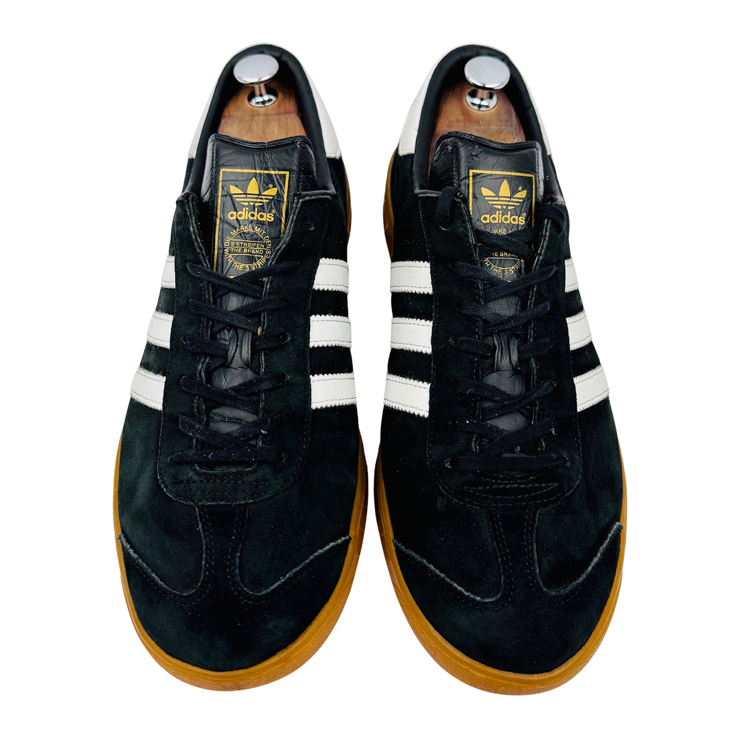 Adidas Hamburg 'Core Black' Sneakers (Size 46) - S76696